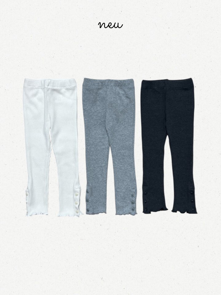 Neu - Korean Baby Fashion - #babyfashion - Slit Leggings