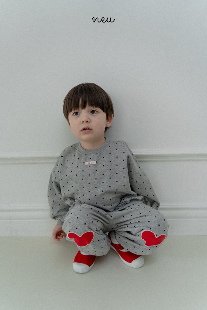 Neu - Korean Baby Fashion - #babyfashion - Dot Heart Bread Sweatshirt - 12