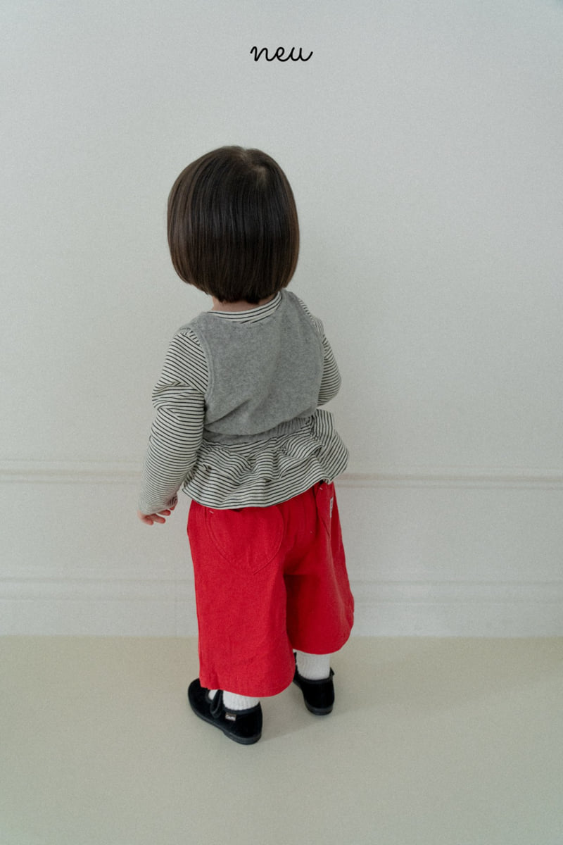 Neu - Korean Baby Fashion - #babyfashion - Heart Bermuda Pants - 12