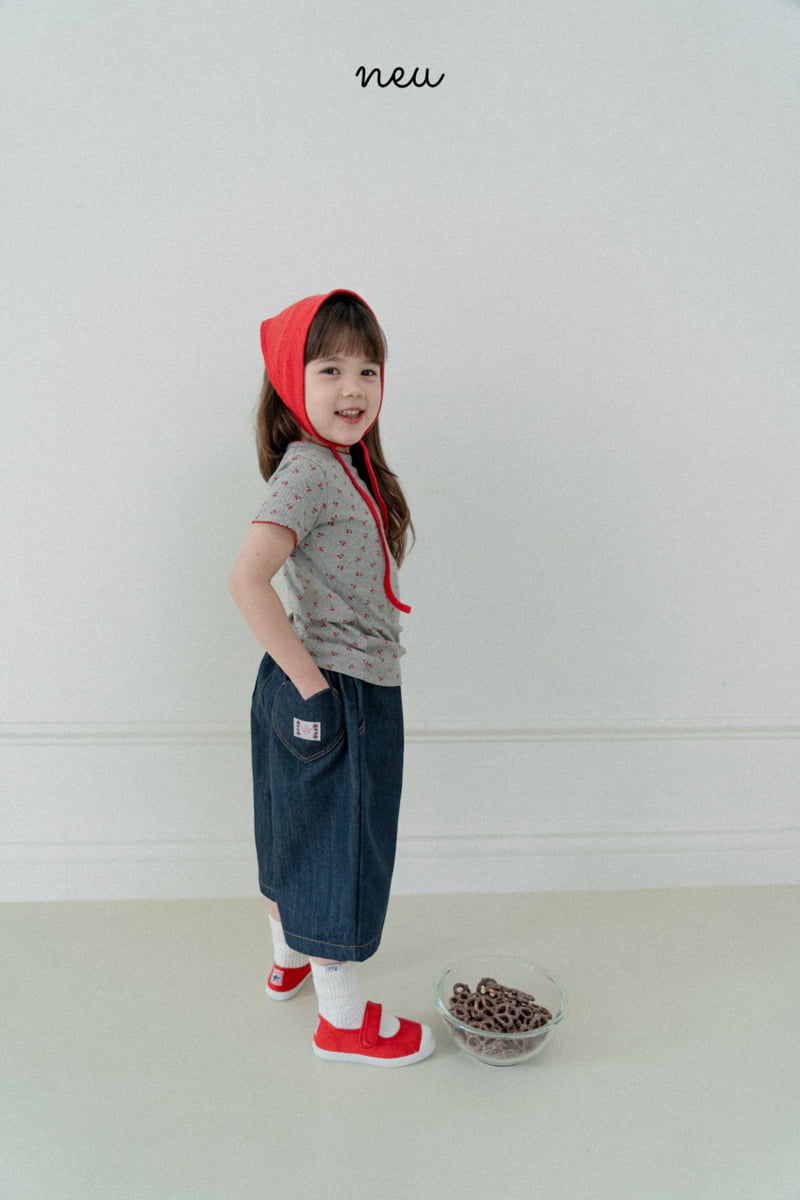 Neu - Korean Baby Fashion - #babyfever - Cherry Pink Coat Tee - 10