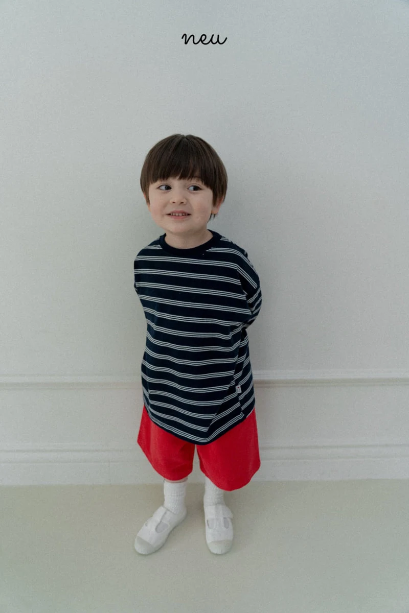 Neu - Korean Baby Fashion - #babyfever - Three Stripe Long Sleeve Tee - 5