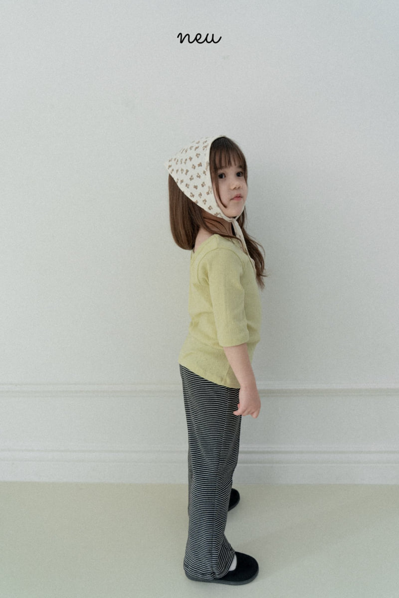 Neu - Korean Baby Fashion - #babygirlfashion - Stripe Bootcut Pants - 12