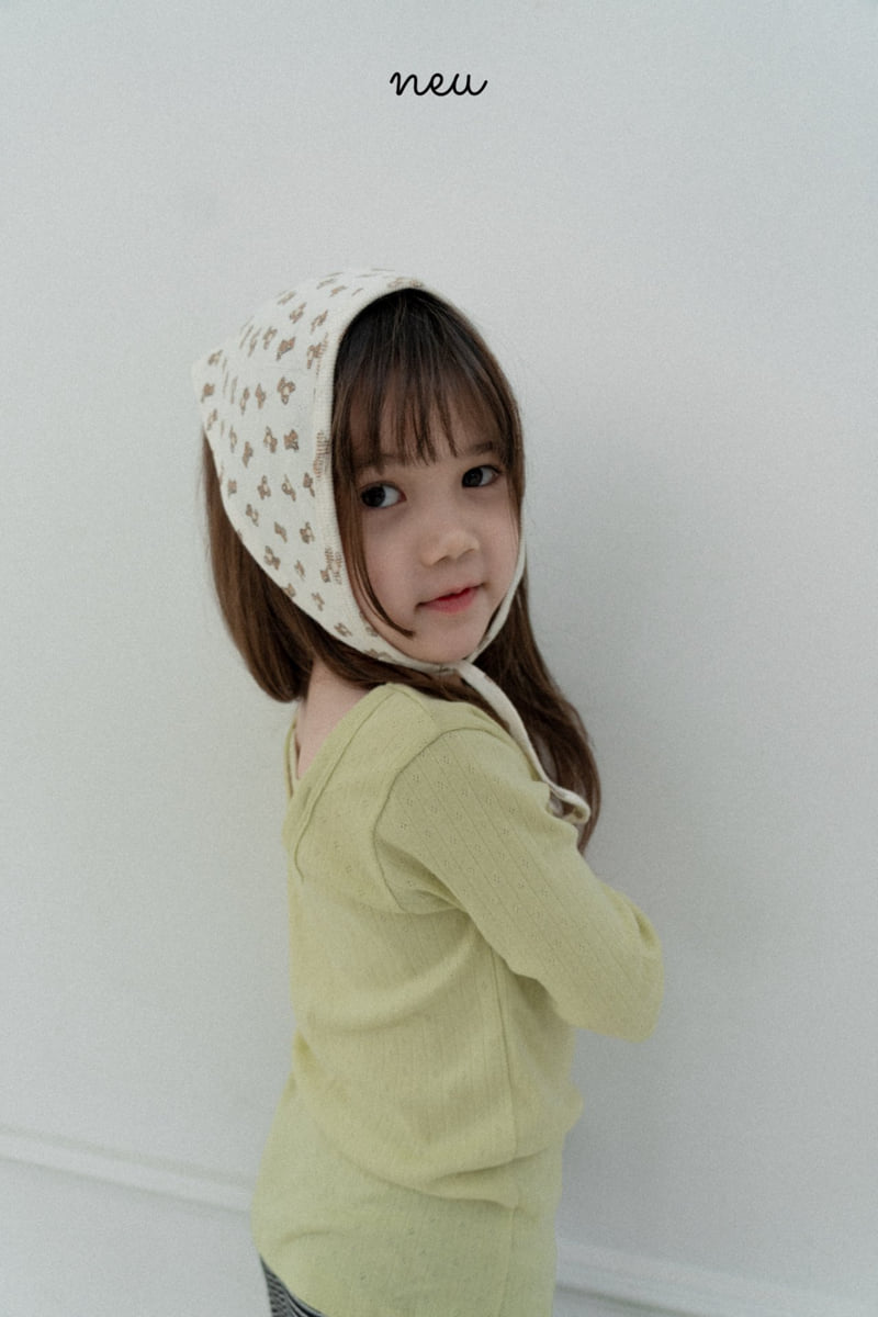 Neu - Korean Baby Fashion - #babygirlfashion - Back Open Tee - 4