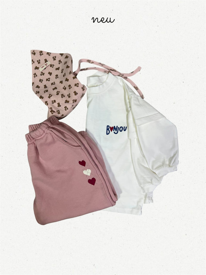 Neu - Korean Baby Fashion - #babyoninstagram - Bonjour Tee - 11