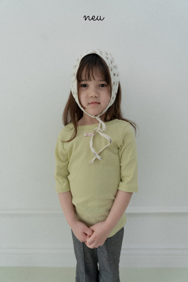 Neu - Korean Baby Fashion - #babyoninstagram - Back Open Tee - 5