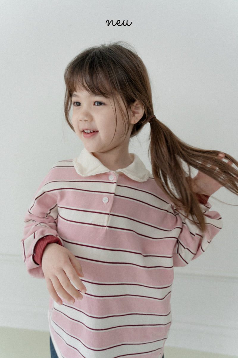 Neu - Korean Baby Fashion - #babyootd - Lace Rugby Tee - 5