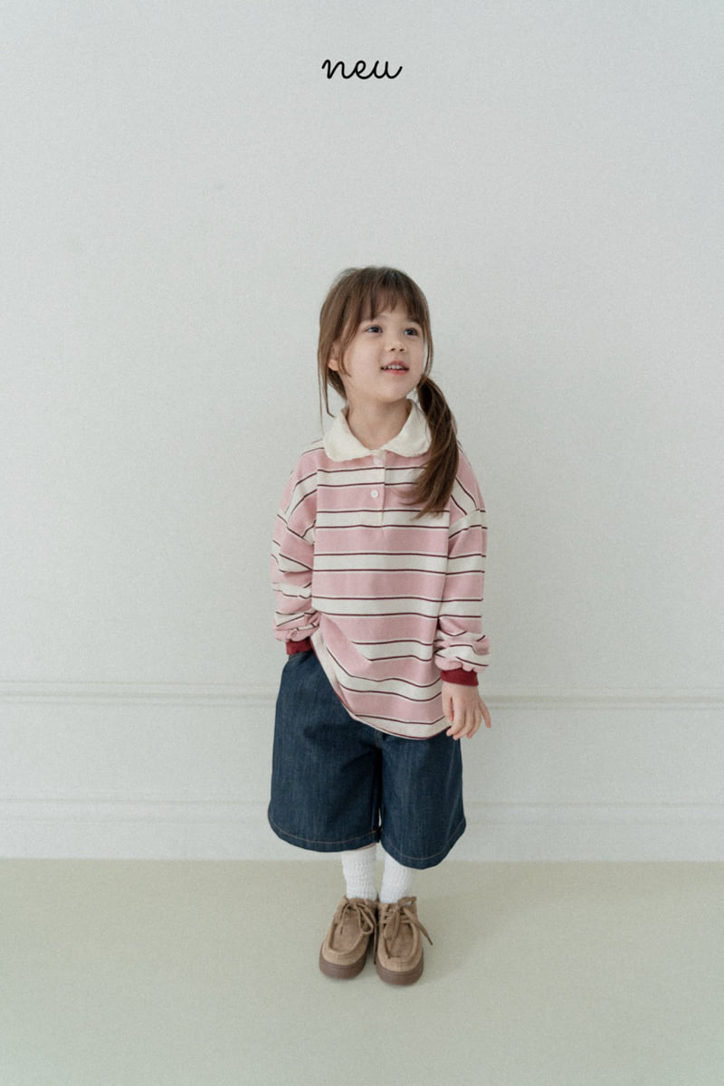 Neu - Korean Baby Fashion - #babyoutfit - Lace Rugby Tee - 7