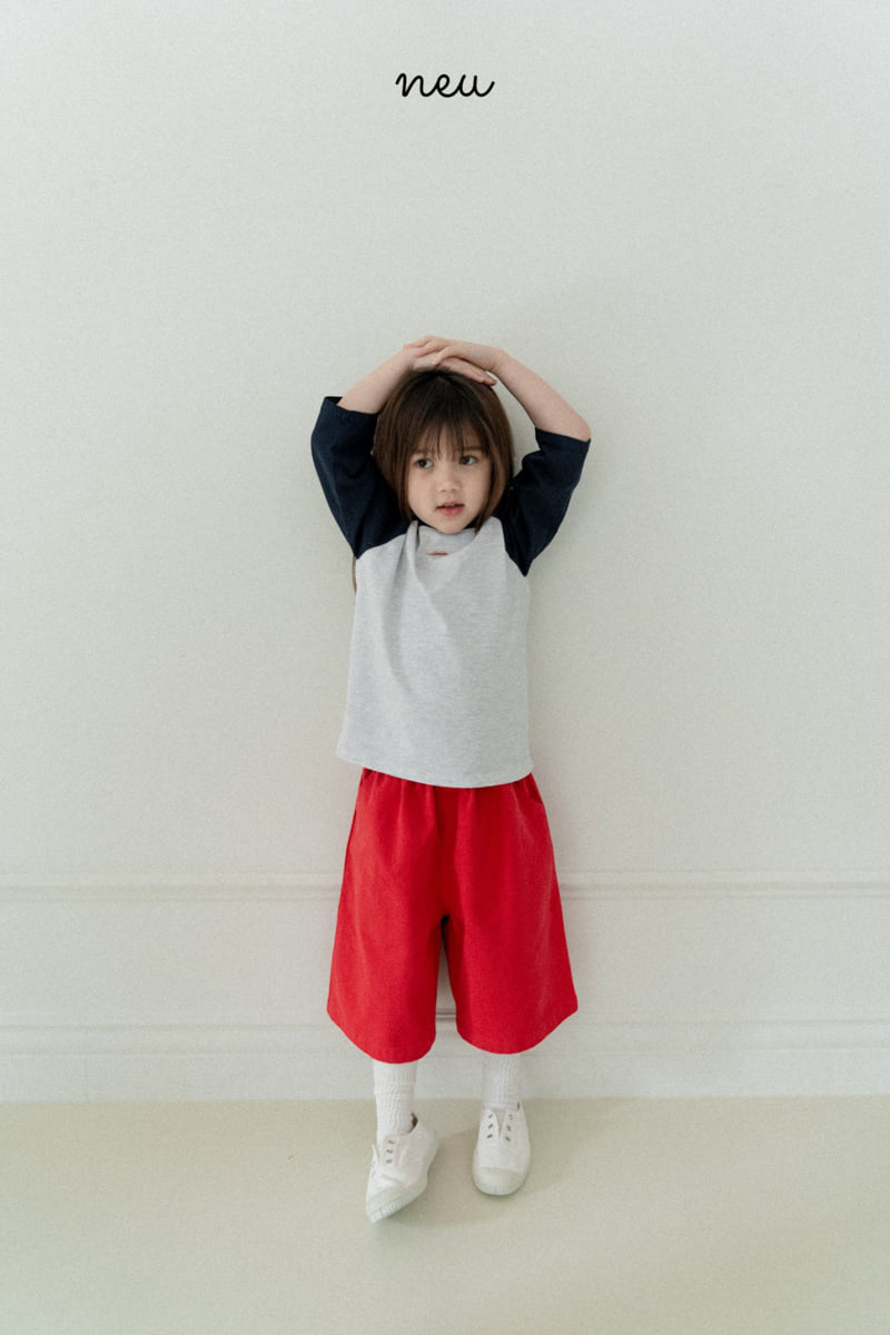 Neu - Korean Baby Fashion - #babyoutfit - Color Raglan Tee - 5