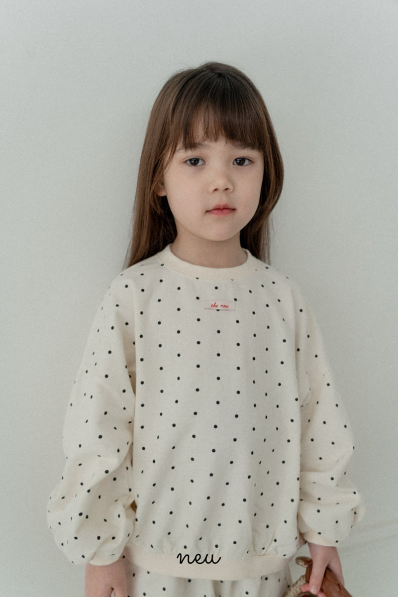 Neu - Korean Baby Fashion - #babyoutfit - Dot Heart Bread Sweatshirt - 4