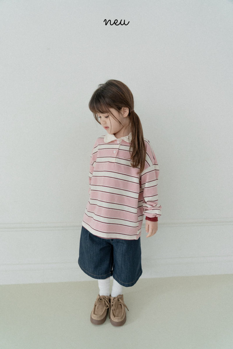 Neu - Korean Baby Fashion - #babywear - Lace Rugby Tee - 8