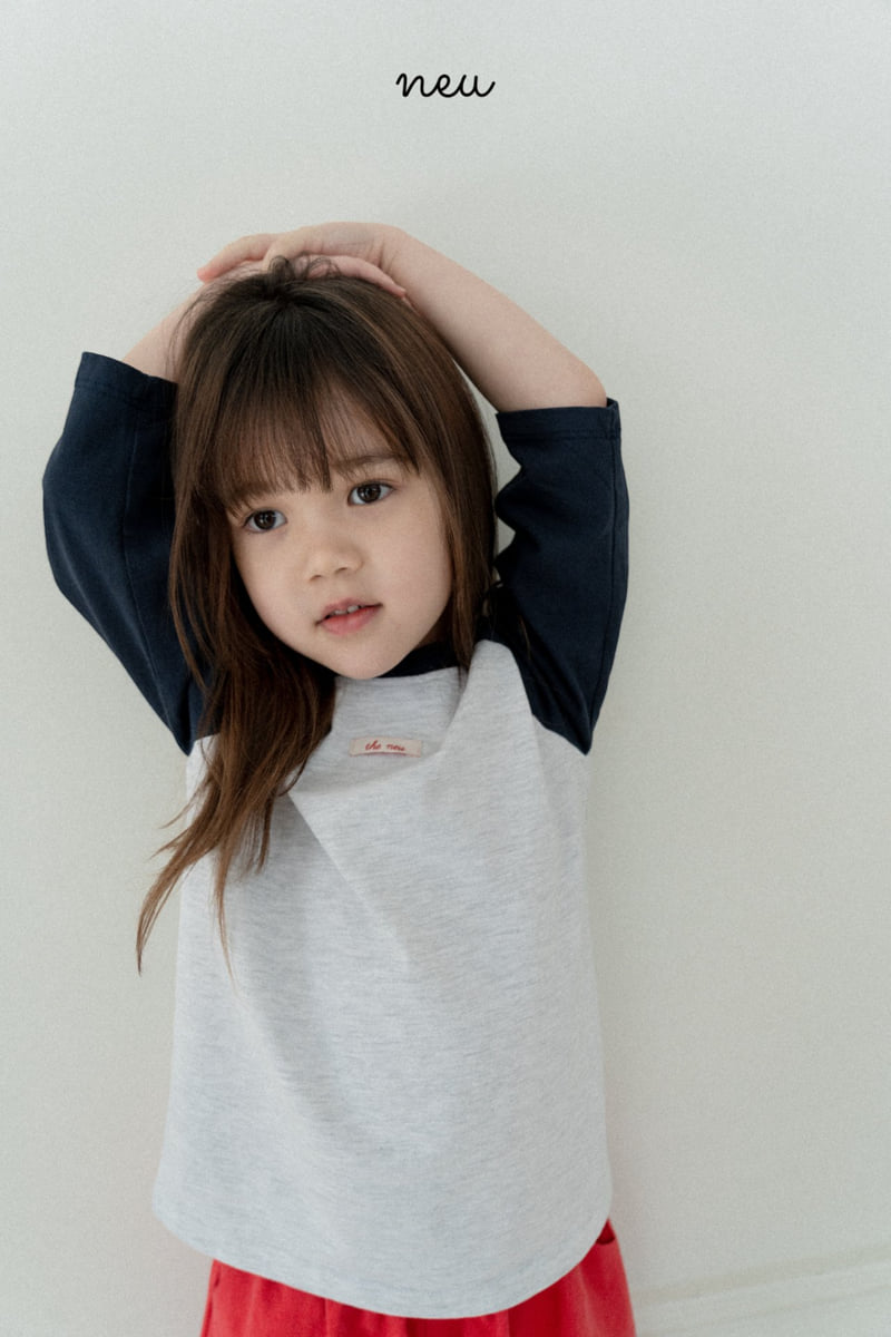 Neu - Korean Baby Fashion - #babywear - Color Raglan Tee - 6