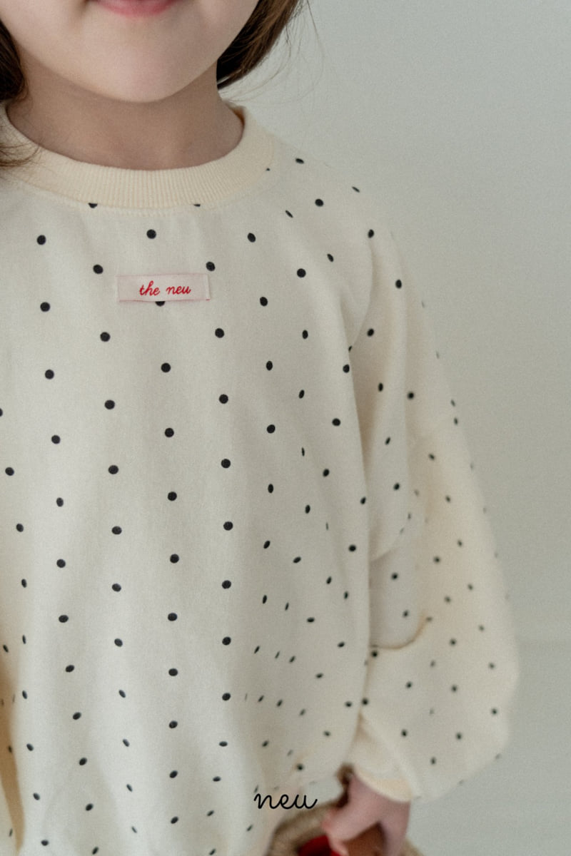 Neu - Korean Baby Fashion - #babywear - Dot Heart Bread Sweatshirt - 5