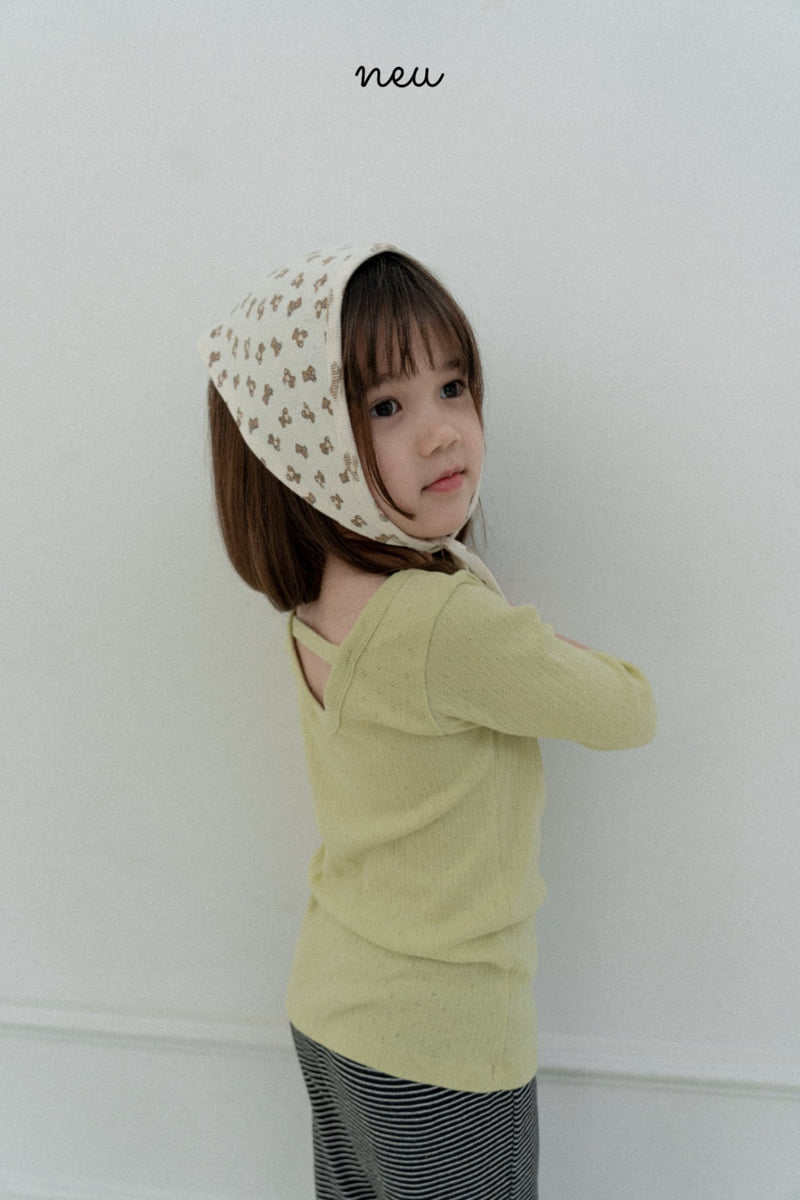 Neu - Korean Baby Fashion - #babywear - Back Open Tee - 9