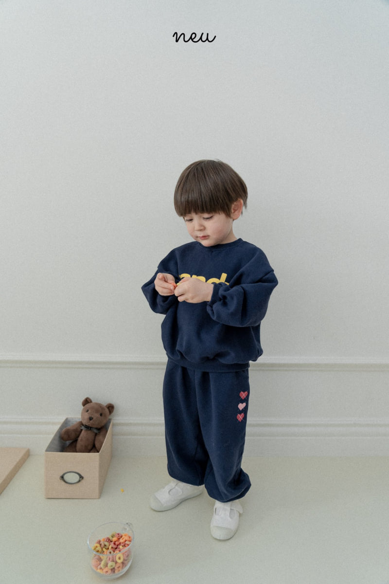 Neu - Korean Baby Fashion - #onlinebabyboutique - Heart Argyle Jogger Pants - 5