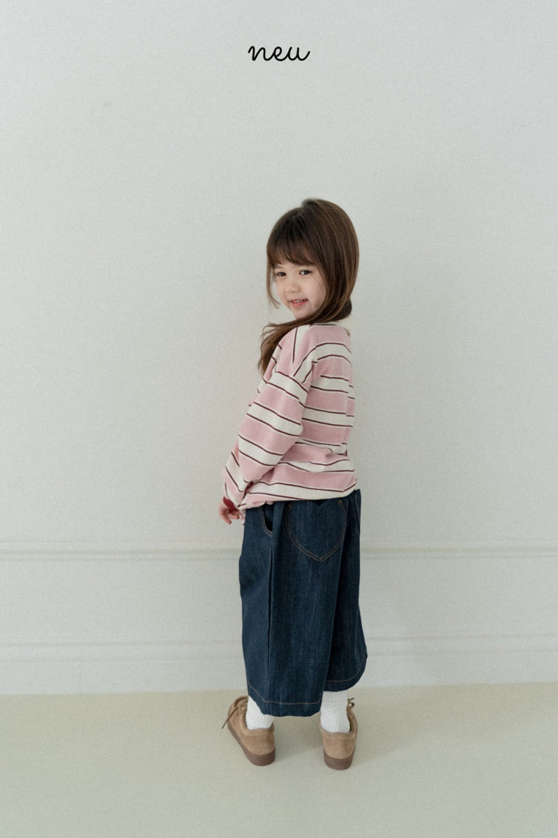 Neu - Korean Baby Fashion - #onlinebabyboutique - Lace Rugby Tee - 9