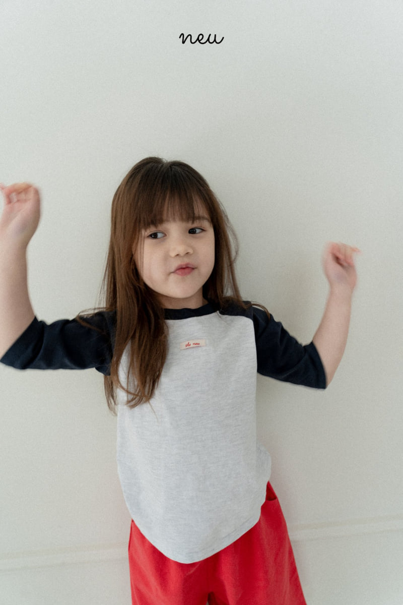 Neu - Korean Baby Fashion - #onlinebabyboutique - Color Raglan Tee - 7