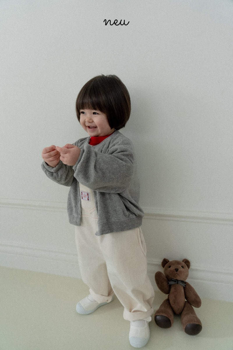 Neu - Korean Baby Fashion - #onlinebabyboutique - Heart Overalls - 9