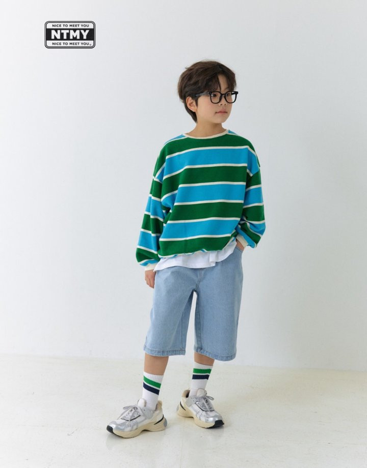 Nice To Meet You - Korean Children Fashion - #Kfashion4kids - Animal Stripe Sweatshirt - 7