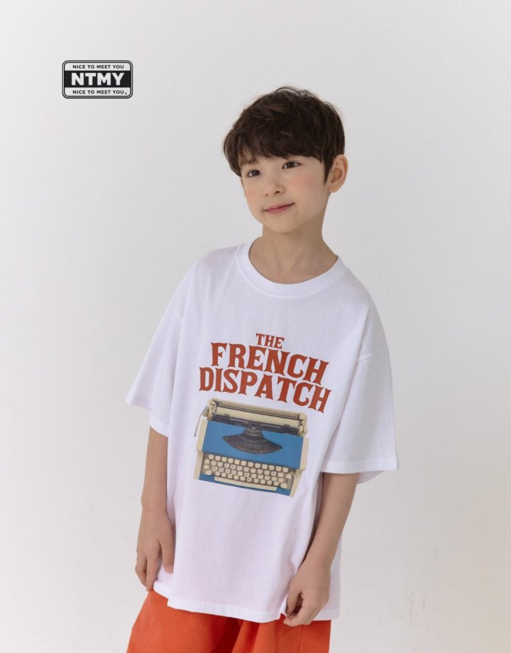 Nice To Meet You - Korean Children Fashion - #Kfashion4kids - Typewriter Tee - 6