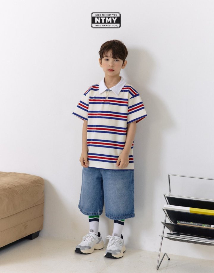 Nice To Meet You - Korean Children Fashion - #Kfashion4kids - PK Collar Tee - 8
