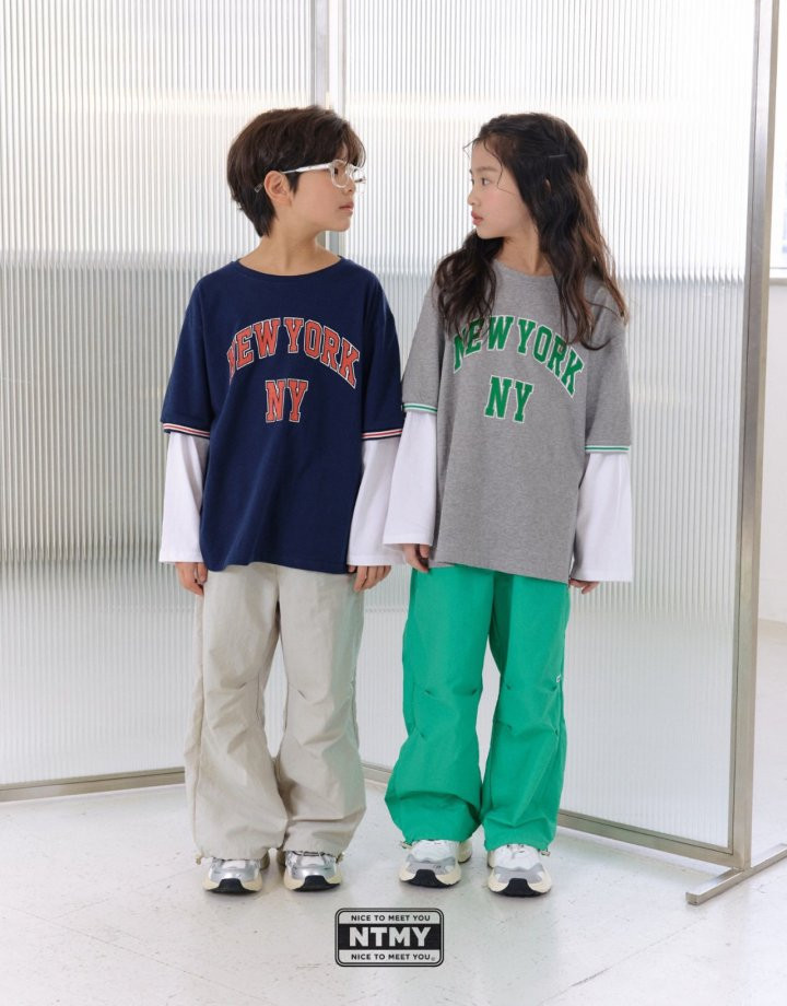 Nice To Meet You - Korean Children Fashion - #kidzfashiontrend - NY Layered Tee - 4