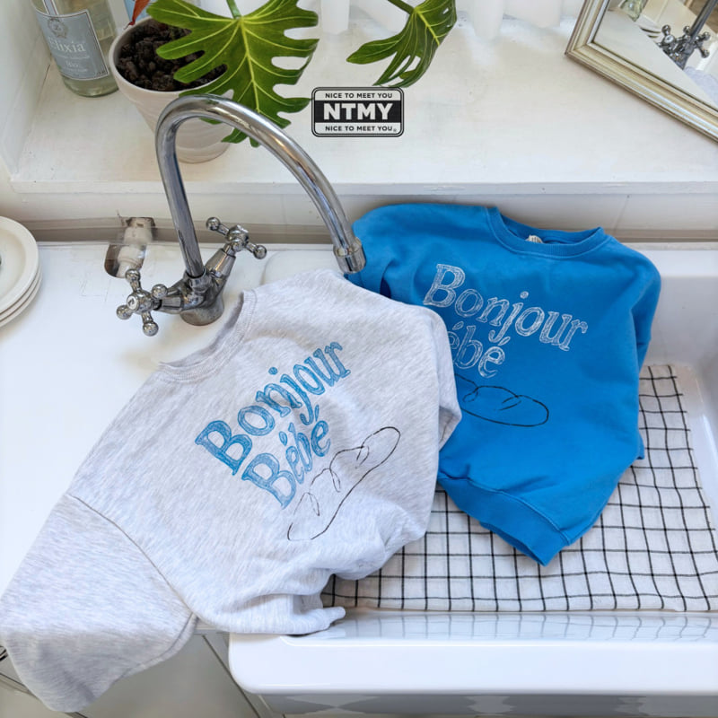 Nice To Meet You - Korean Children Fashion - #Kfashion4kids - Bonjour Sweatshirt - 10
