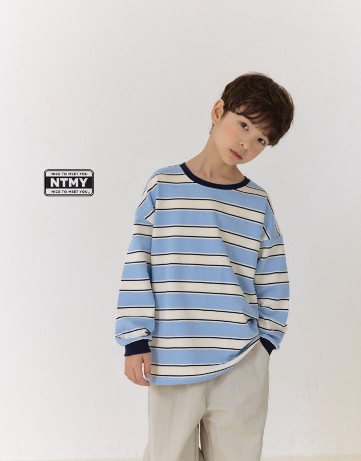Nice To Meet You - Korean Children Fashion - #childofig - Play Stripe Tee - 6