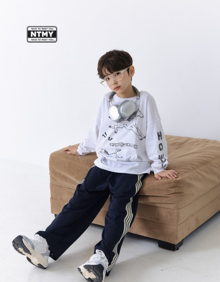 Nice To Meet You - Korean Children Fashion - #childofig - Drawing Tee - 3