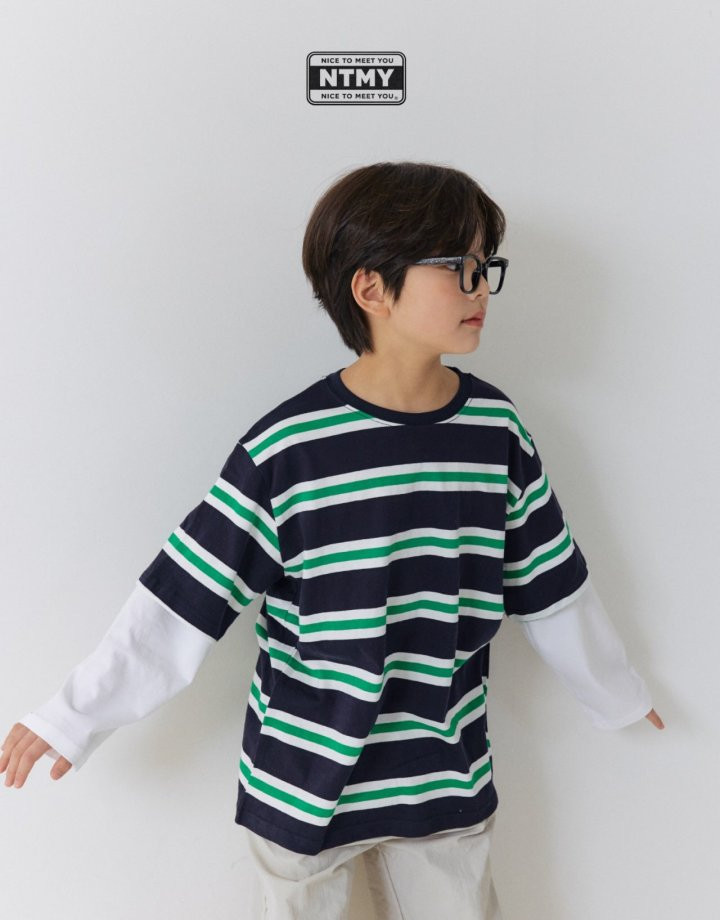 Nice To Meet You - Korean Children Fashion - #childofig - ST Layered Tee - 6