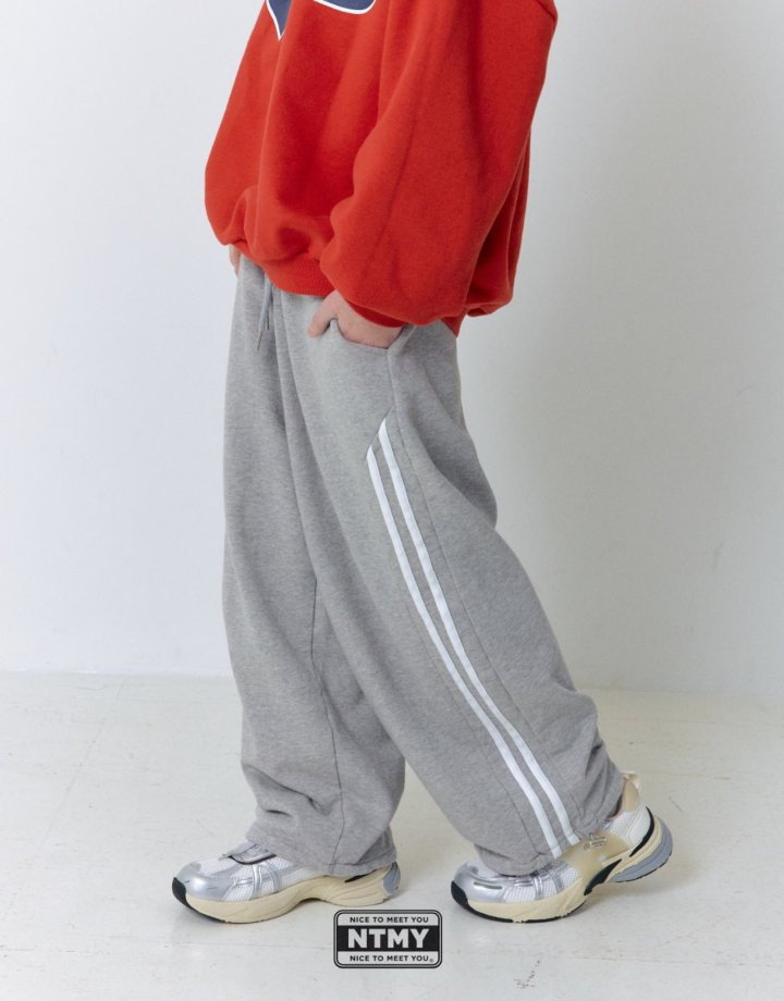 Nice To Meet You - Korean Children Fashion - #childrensboutique - Line Pants - 2