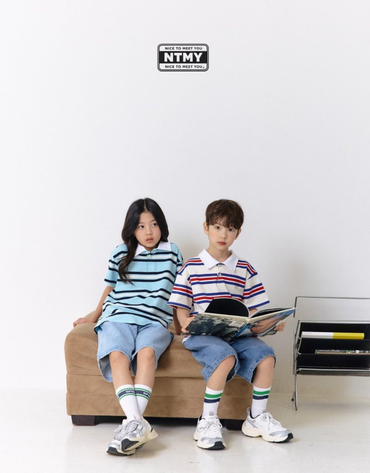 Nice To Meet You - Korean Children Fashion - #designkidswear - PK Collar Tee - 2