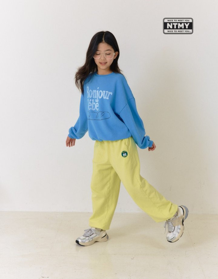 Nice To Meet You - Korean Children Fashion - #discoveringself - Bonjour Sweatshirt - 5