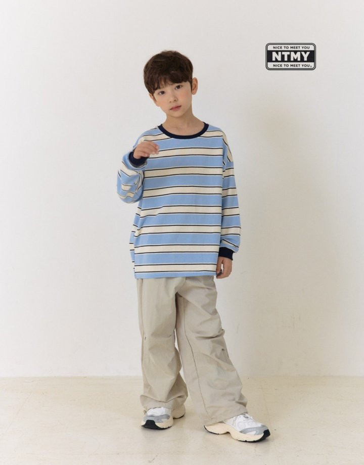 Nice To Meet You - Korean Children Fashion - #fashionkids - Play Stripe Tee - 10