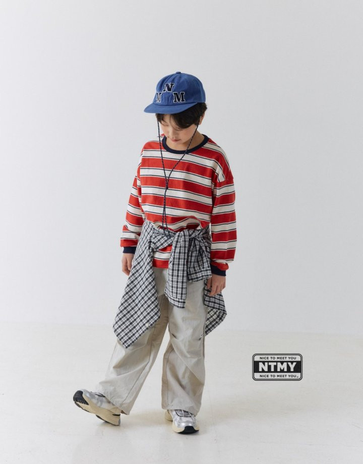 Nice To Meet You - Korean Children Fashion - #kidsshorts - Play Stripe Tee - 11