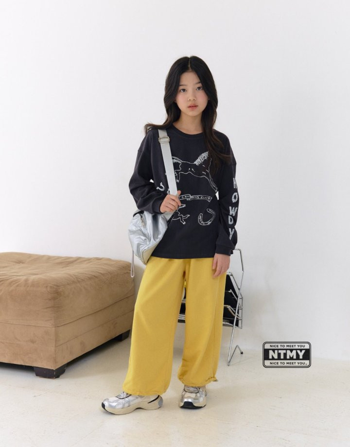 Nice To Meet You - Korean Children Fashion - #kidsshorts - Drawing Tee - 8