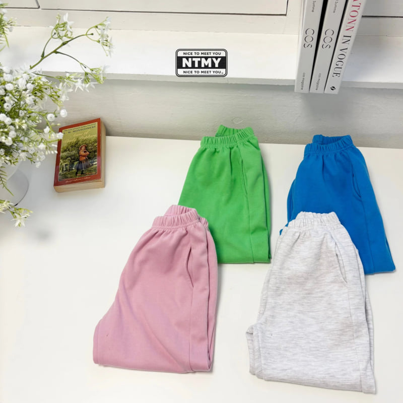 Nice To Meet You - Korean Children Fashion - #kidsshorts - TamTam Jogger Pants - 10