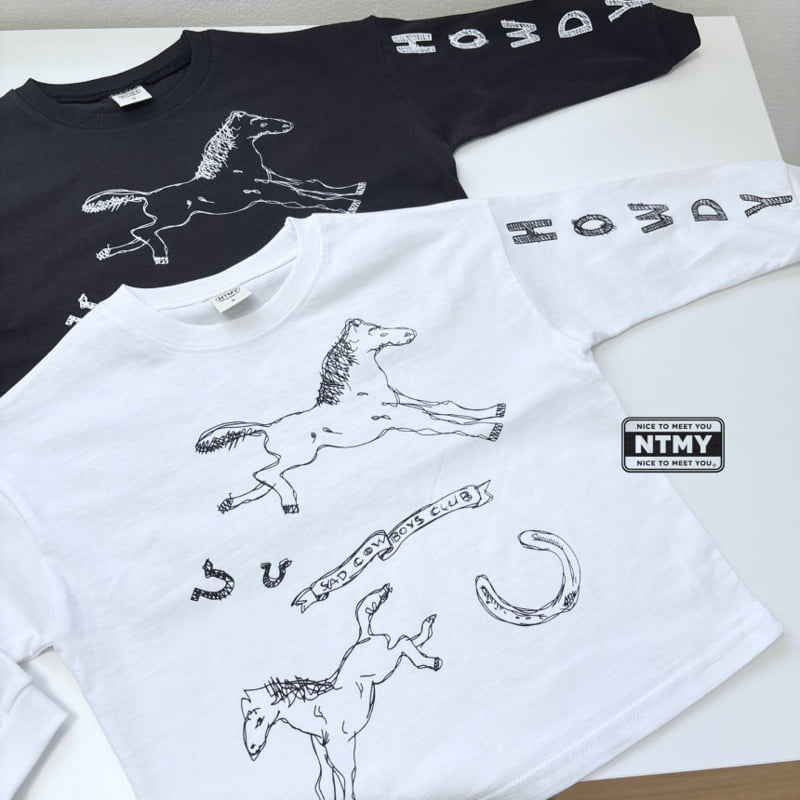 Nice To Meet You - Korean Children Fashion - #kidsstore - Drawing Tee - 9