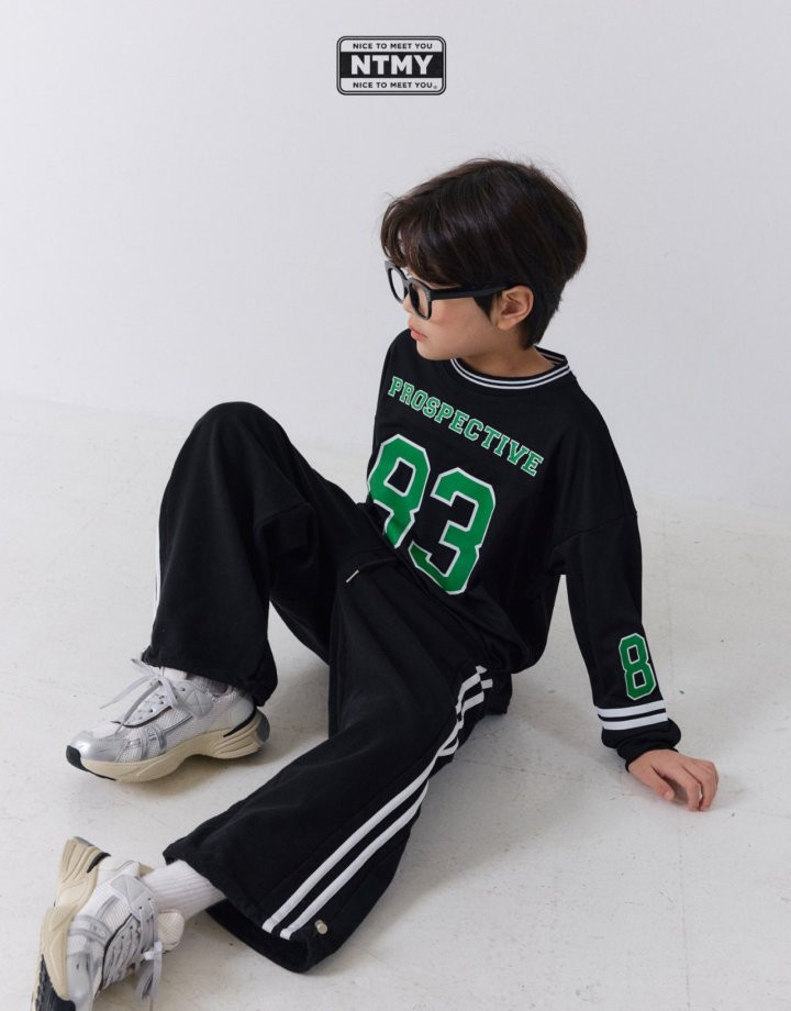 Nice To Meet You - Korean Children Fashion - #kidsstore - Line Pants - 7