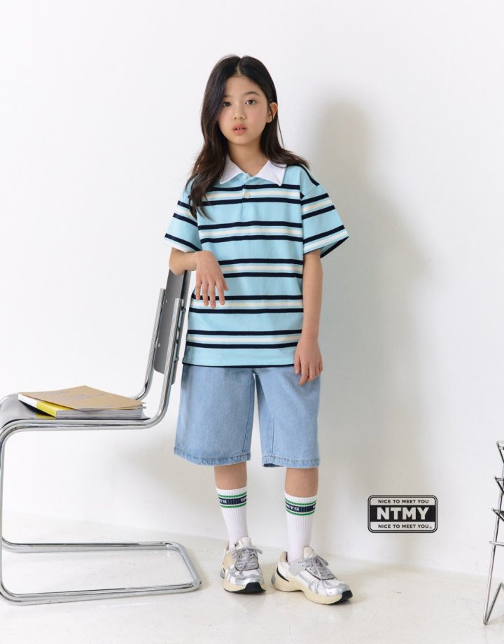 Nice To Meet You - Korean Children Fashion - #kidsstore - PK Collar Tee - 6