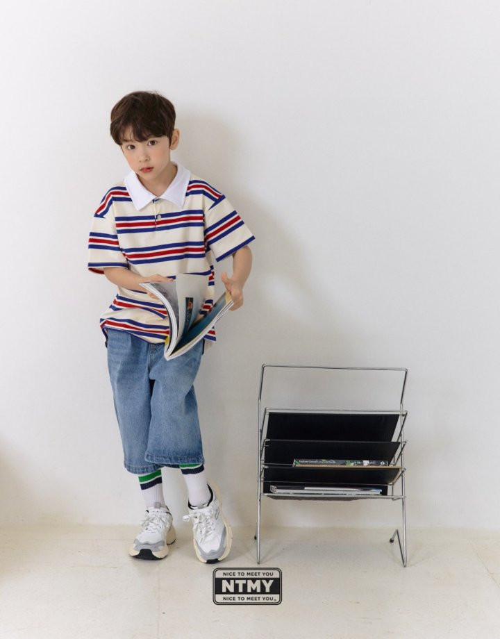 Nice To Meet You - Korean Children Fashion - #kidzfashiontrend - PK Collar Tee - 7