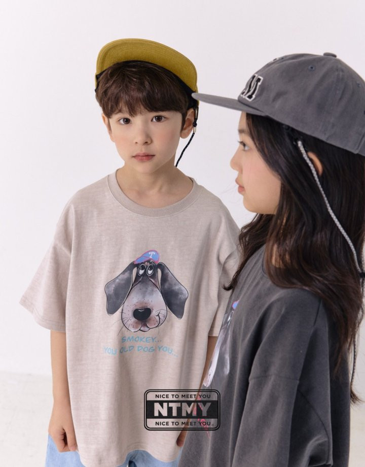 Nice To Meet You - Korean Children Fashion - #kidsstore - Dog Tee - 4