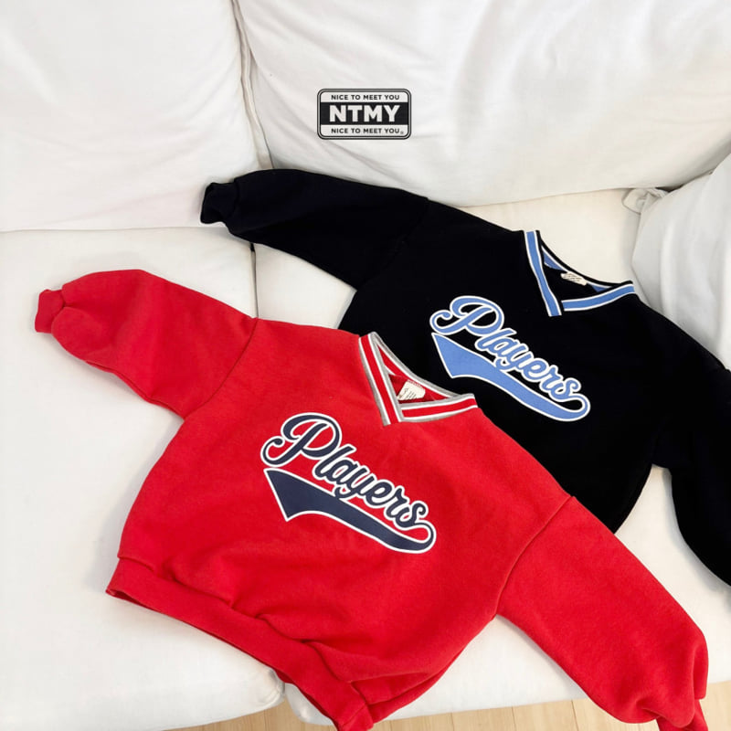 Nice To Meet You - Korean Children Fashion - #littlefashionista - Player V-Neck Sweatshirt - 11