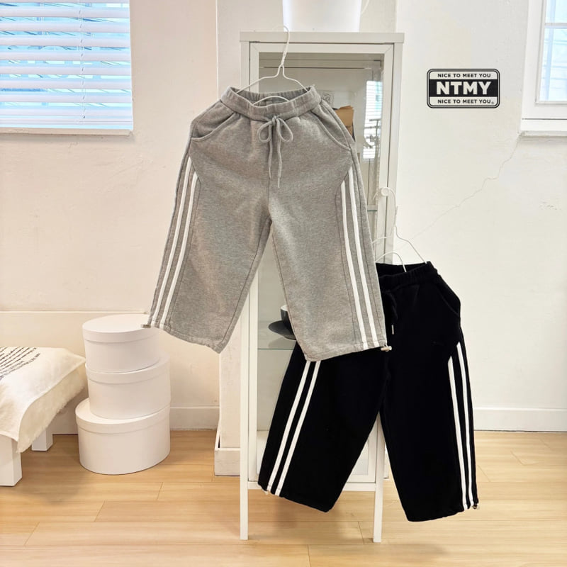 Nice To Meet You - Korean Children Fashion - #littlefashionista - Line Pants - 10