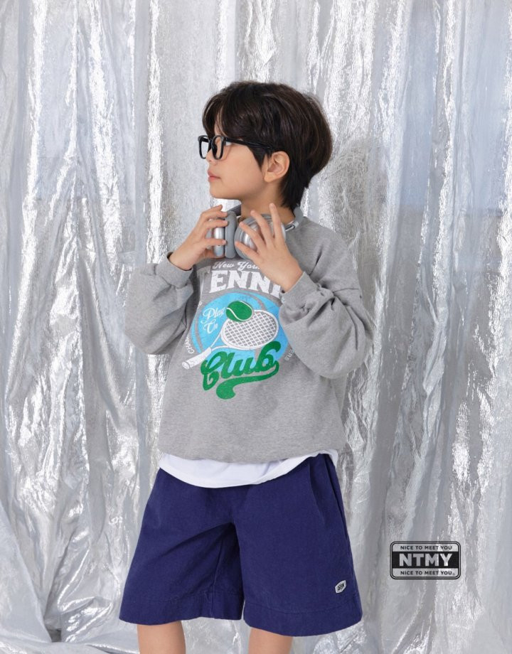 Nice To Meet You - Korean Children Fashion - #magicofchildhood - Tennis Sweatshirt - 5
