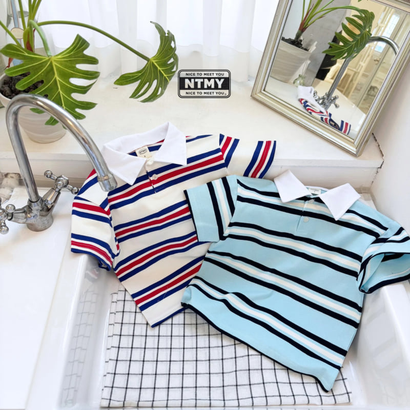 Nice To Meet You - Korean Children Fashion - #magicofchildhood - PK Collar Tee - 10