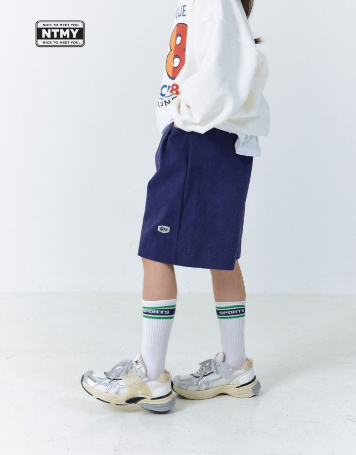 Nice To Meet You - Korean Children Fashion - #magicofchildhood - Drawstring Shorts - 8