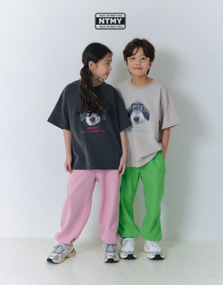 Nice To Meet You - Korean Children Fashion - #magicofchildhood - Dog Tee - 7