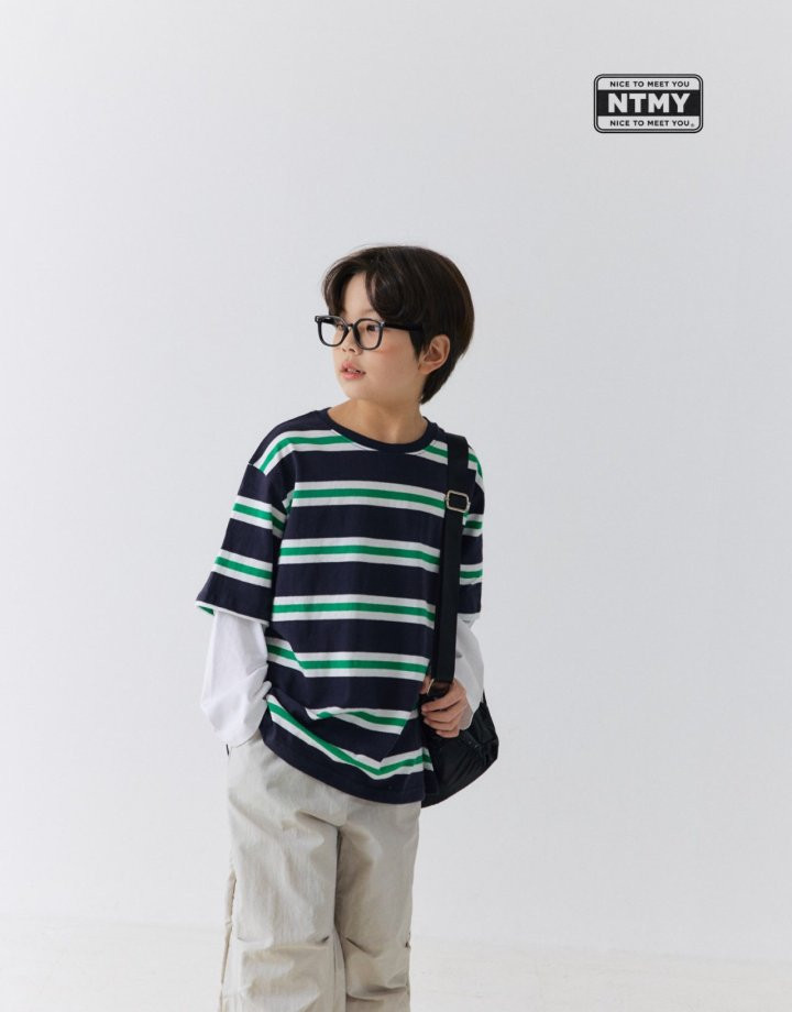 Nice To Meet You - Korean Children Fashion - #magicofchildhood - ST Layered Tee - 3