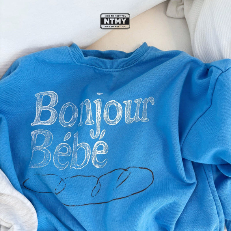 Nice To Meet You - Korean Children Fashion - #magicofchildhood - Bonjour Sweatshirt - 12