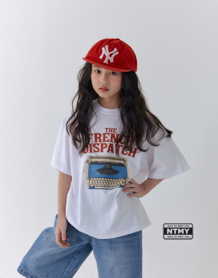 Nice To Meet You - Korean Children Fashion - #minifashionista - Typewriter Tee - 9